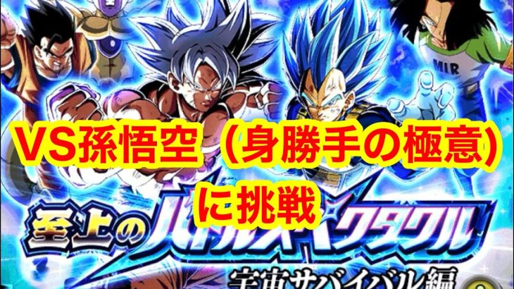 至上のバトルスペクタクル ドラゴンボール超編『VS孫悟空（身勝手の極意）』に挑戦しました