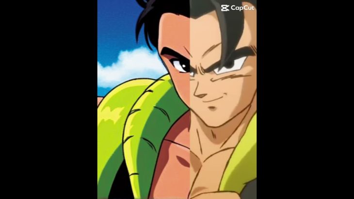 ドラゴンボール超ブロリーのゴジータをジブリ風にしてみた#shorts #ドラゴンボール