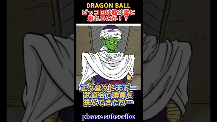 【DRAGON BALL】ドラゴンボール小ネタ PART96 ピッコロは筋斗雲に乗れるのか！？【ドラゴンボール】