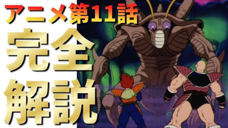 【ほぼアニオリ回】【寄り道した星でまさかの主人公ムーブのベジ＆ナッパ】ドラゴンボールZアニメ11話『宇宙一の強戦士サイヤ人目覚める』完全解説