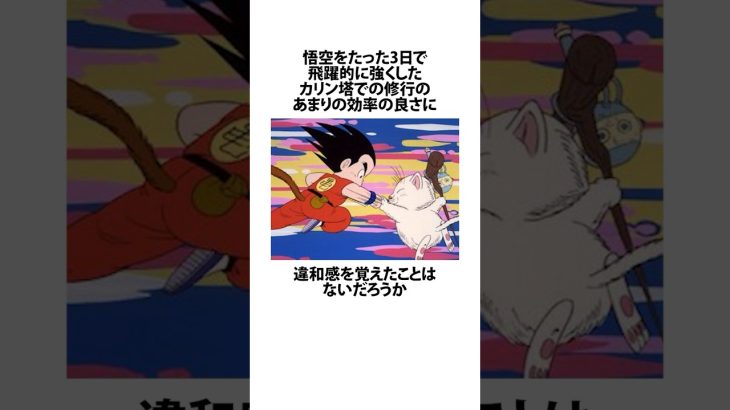 【ドラゴンボール】カリン塔の修行効率に関するうんちく #アニメ #漫画 #shortsfeed