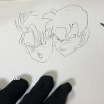 ドラゴンボールＺ　残された超戦士　悟飯とトランクス／鉛筆模写