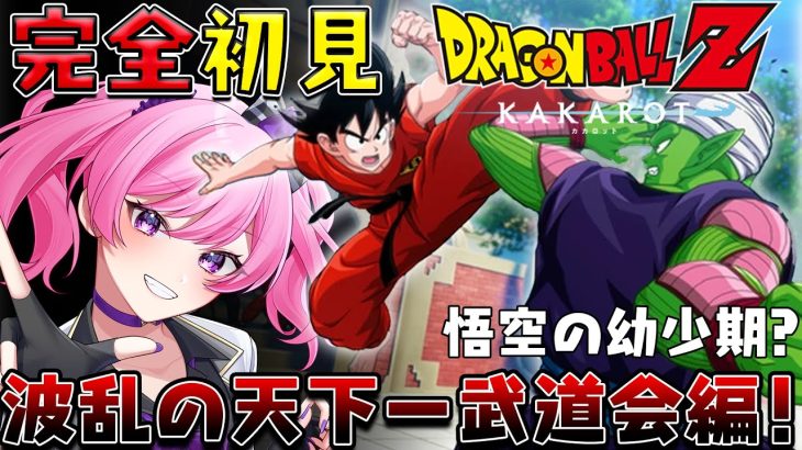 【#ドラゴンボールzカカロット 】ミリしらDBZ！波乱の天下一武道会編🔥未来の次は過去ですか？【新人VTuber/鳳凰レイナ】