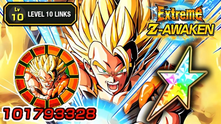 100% EZA TEQ LR SUPER GOGETA LEVEL 10 LINKS SHOWCASE!!!!!!!!!! Dragon Ball Z Dokkan Battle