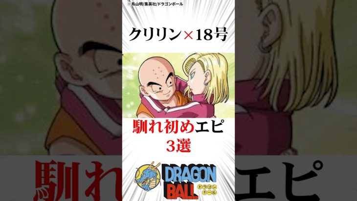 クリリン×18号馴れ初めエピ3選#ドラゴンボール