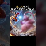 【ドラゴンボール】魔人ブウをAIで描いたら最後ヤバい奴なった　#shorts #ドラゴンボール #dragonball