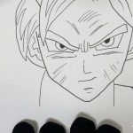 ドラゴンボール超　身勝手の極意　悟空　下書きなし一発描き模写チャレンジ！