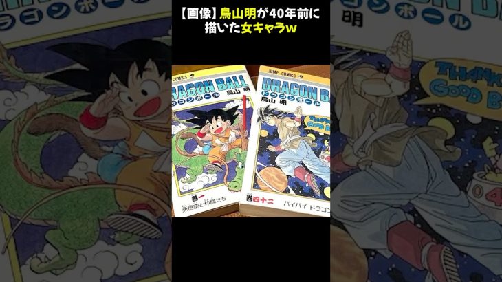 【画像】鳥山明が40年前に描いた女キャラｗ