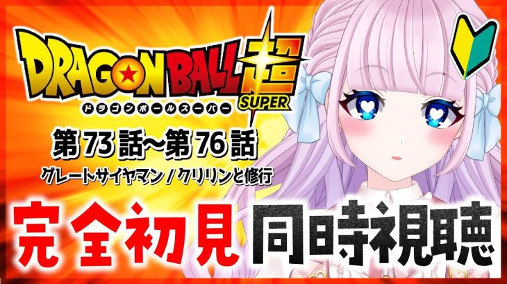 【同時視聴】完全初見！アニメ「ドラゴンボール超」第73話～第76話を一緒に見よう！ / DRAGON BALL 超【音沙汰あんな / VTuber】