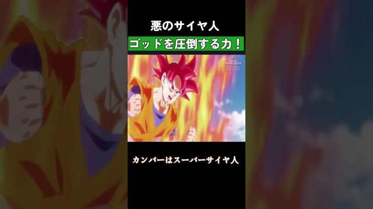 悪のサイヤ人！ゴッドを圧倒する力！ #ドラゴンボール  #dragonball