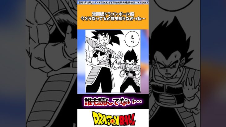 漫画版ドラゴンボール超、今どうなってるのか誰も知らなかった…