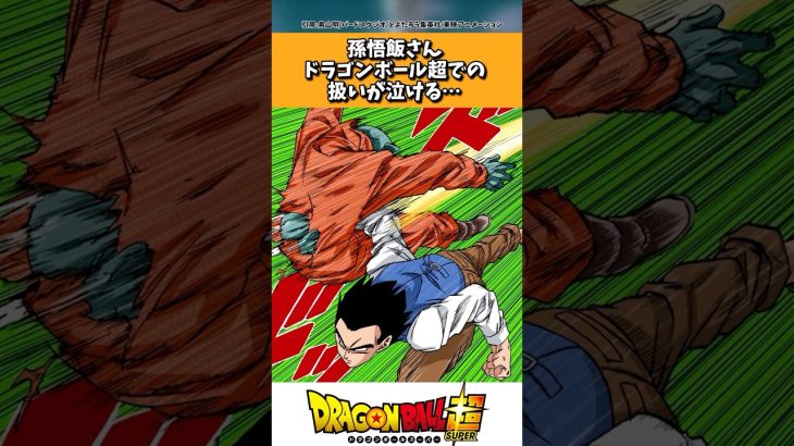 孫悟飯さん、ドラゴンボール超での扱いが泣ける…