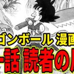 【ドラゴンボール】漫画 第1話に対する読者の反応集【DRAGON BALL】