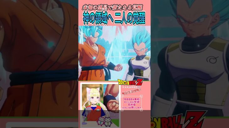 【ドラゴンボールZ カカロット】悟空とベジータ覚醒！超サイヤ人ゴッドの壁を超える　#dragonballzkakarot #ドラゴンボールz #愛夢みん