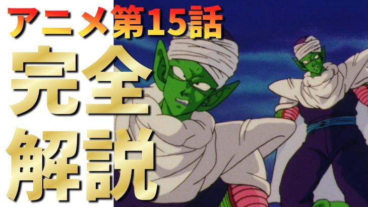 【アニオリ回】【オレがお前で、お前がオレで】ドラゴンボールZアニメ15話『ピッコロからの脱出　嵐を呼ぶ悟飯』完全解説