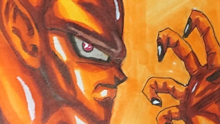 【ドラゴンボール超スーパーヒーロー】オレンジピッコロ描いてみた！！dragon ball super superhero orange piccodrawing!!!