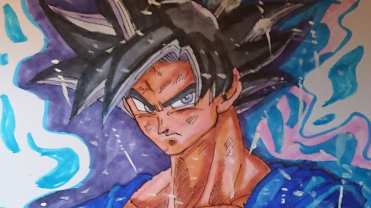 【ドラゴンボール超】身勝手の極意兆の孫悟空描いてみた！！dragon ball supergoku ultrainstinctdrawing!!