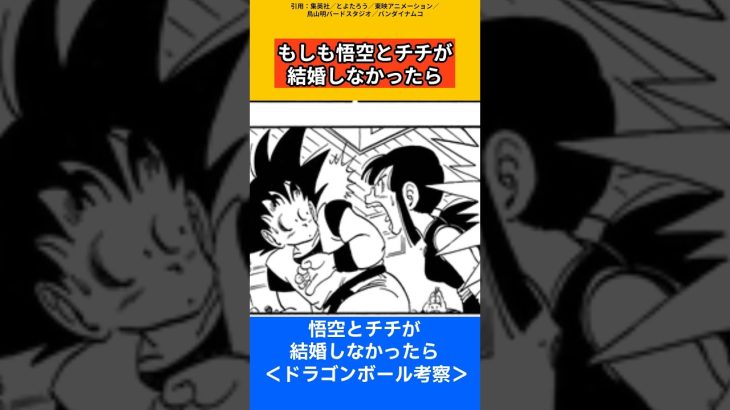 【ドラゴンボール考察】もしも悟空とチチが結婚しなかったら