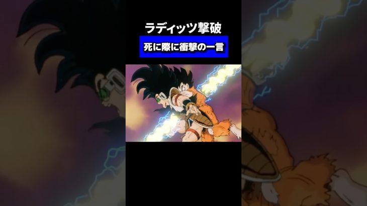 死に際に衝撃の一言　#ドラゴンボールアニメ