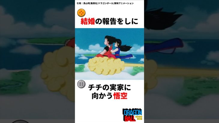 悟空とチチの感動の結婚式 #ドラゴンボール #アニメ #dragonball