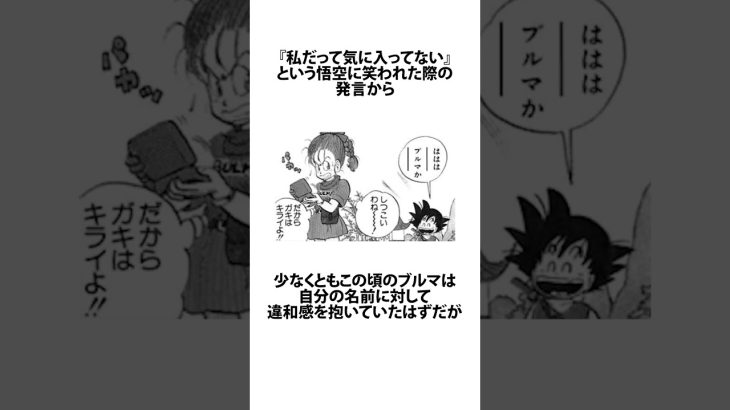 【ドラゴンボール】数十年でブルマの価値観が変わった理由 #ドラゴンボール #アニメ #雑学