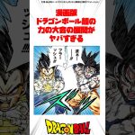 漫画版ドラゴンボール超の力の大会の展開がヤバすぎる #ドラゴンボール