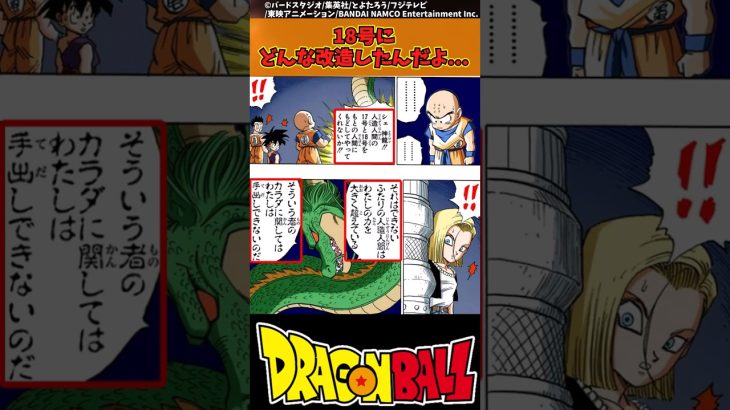 【ドラゴンボール】18号にどんな改造したんだよ… #ドラゴンボール #反応集