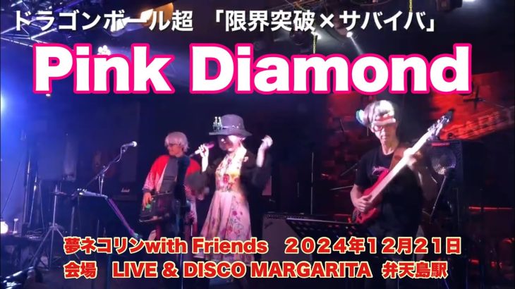 ドラゴンボール超 「限界突破×サバイバ」 Pink Diamond   夢ネコリンwith Friends   ２０２４年１２月２１日　会場　LIVE & DISCO MARGARITA 弁天島駅