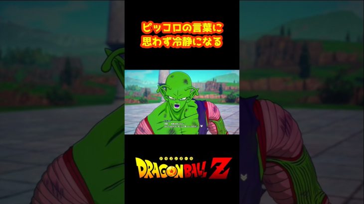 ピッコロの言葉に思わず冷静になる【ドラゴンボール スパーキングゼロ】#shorts