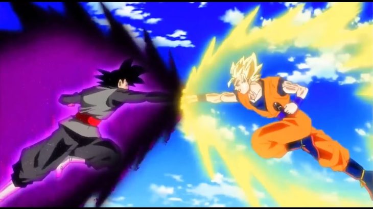 ドラゴンボール超【DB Super】►ゴクウブラック、悟空の超サイヤ人の圧倒的パワーに屈する!►Dragon Ball Super Full HD