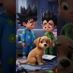 🐶😊El perrito Mad les da una enseñanza a Goku y Vegeta. #shorts #dragonball