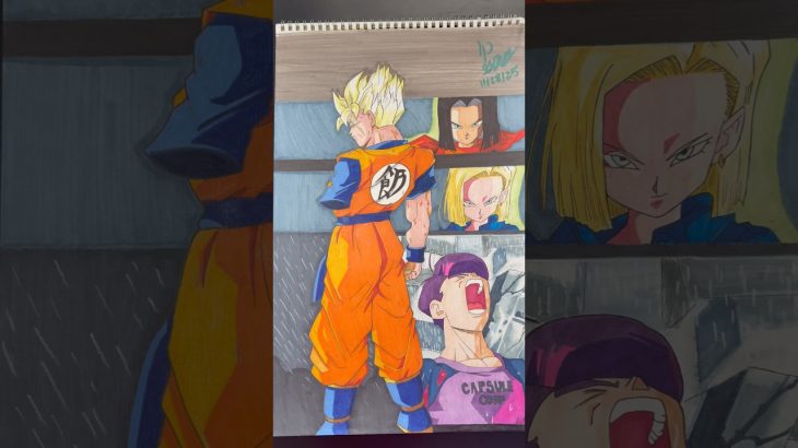 I DREW FUTURE GOHAN FROM DRAGON BALL Z