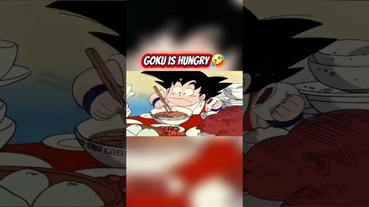 Son Goku is SUPER Hungry (4K) #dragonball #goku #anime4k #gokueats #shorts