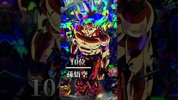 【ドラゴンボールヒーローズ 】イラストランキングTOP16#ドラゴンボール#ドラゴンボールヒーローズ#shorts#short#Tiktok#オススメ#ばずれ#流行り#ランキング#automobile