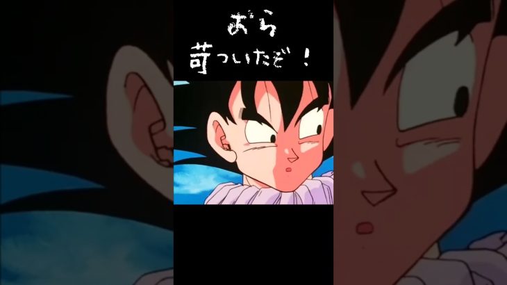 台詞におら、苛っときたぞ！#ドラゴンボール#アニメ#悟空#ベジータ#イライラ#挑発#台詞#おら#トレンド#shorts