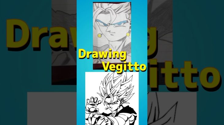ドラゴンボール超からベジット描きました！#ドラゴンボール超 #ベジット #ベジットブルー #おすすめ #模写 #アナログ絵 #チャンネル登録お願いします