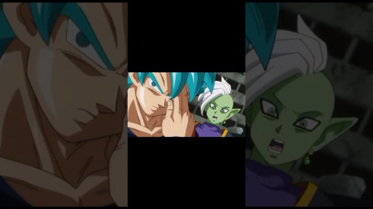殴り飛ばされるザマス✗ #ドラゴンボール #ドラゴンボール超 #悟空 #ザマス #瞬間移動 #超サイヤ人
