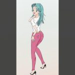 【ドラゴンボール】ブルマ(かき上げロングヘアver.)【イラストメイキング】#イラスト #music #漫画