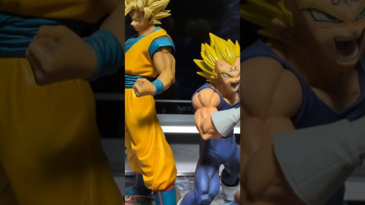 ドラゴンボール魔人ブウ編悟空2＆魔人ベジータのジオラマ作てみた#ドラゴンボール#フィギュア #孫悟空 #ベジータ #ジオラマ #魔人ブウ編