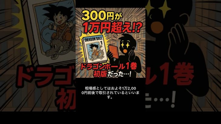 ブックオフでドラゴンボール初版が300円？ #トレンド