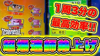 【超高速周回】一瞬にして7人の師弟レベルを爆上げする方法をご紹介いたします。【ドラゴンボールスーパーダイバーズ】