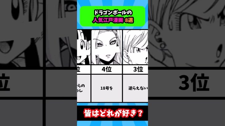 ドラゴンボールの人気漫画8選 #漫画 #漫画紹介 #shorts