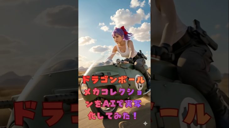 【ドラゴンボール】AIでメカコレクションを実写風にしてみた#ai #実写#ドラゴンボール #アニメ#aiart #anime #shorts