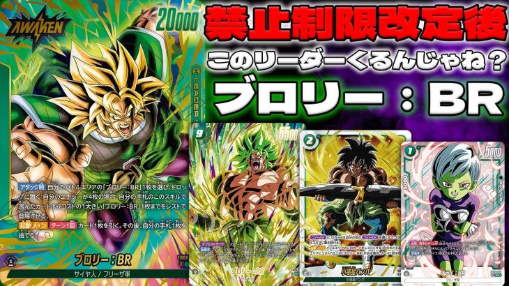 【禁止制限後考察】 このリーダーくるんじゃね？新環境を研究していく！！緑ブロリー：BR vs 青ゴテンクス 【DRAGONBALL CARD GAME】