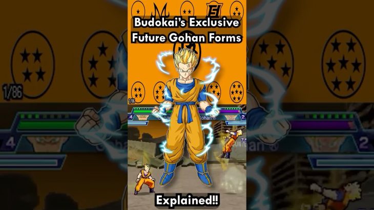Budokai’s Exclusive Future Gohan Forms Explained!!
