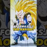 COMO GOTENKS APRENDEU O SSJ 3 TÃO RÁPIDO? #shorts #animes #dragonballz