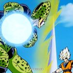 Cell use the Kamehameha. #dragoball #dragonballz #goku #dbz