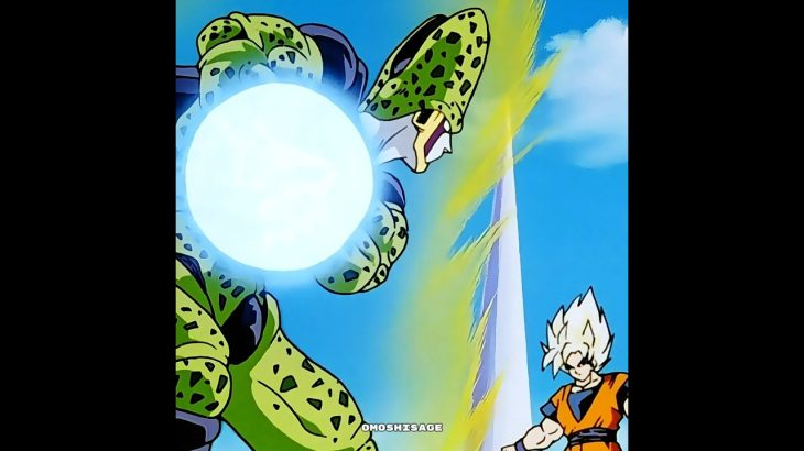 Cell use the Kamehameha. #dragoball #dragonballz #goku #dbz