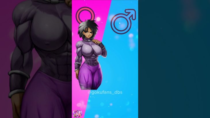 Dragon ball Character in Broly Gender Swap #shorts #dbs #goku #dragonball