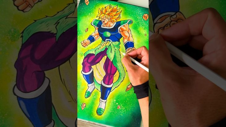 Drawing Broly DBZ #drawing #broly #dibujo #dragonball #trend #arte #myartistlife #goku